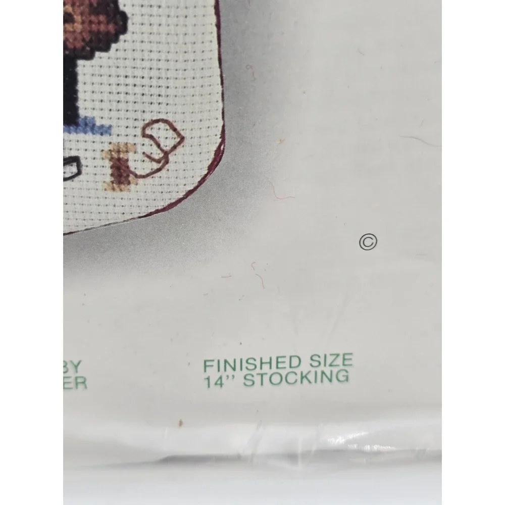 Sunset Christmas Stocking Santa's Finishing Touch Counted Cross Stitch Kit #2900
